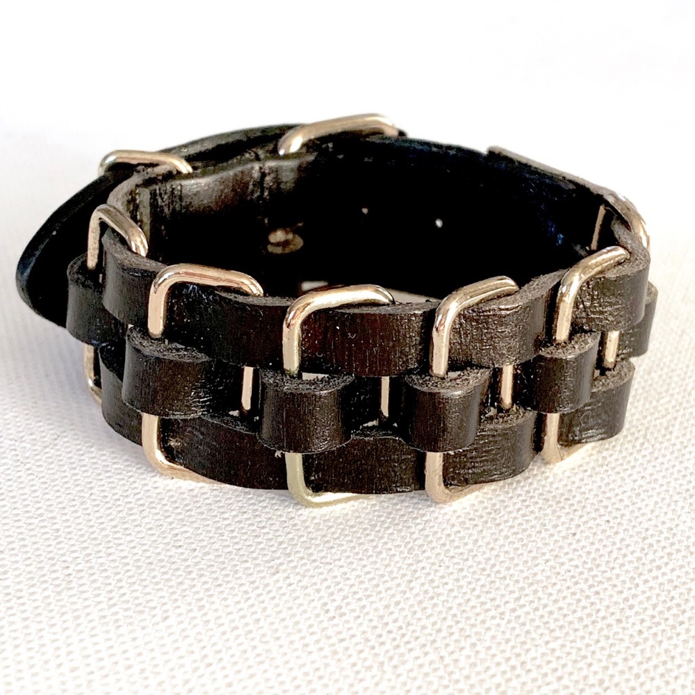 Black Basket Weave Bracelet